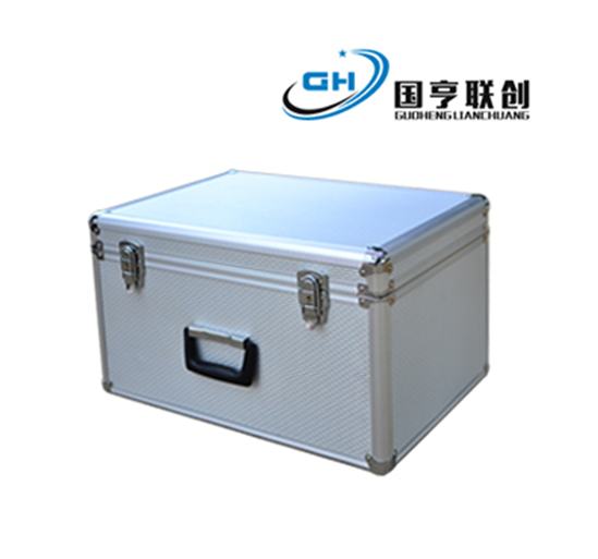 方紋銀色儀器箱